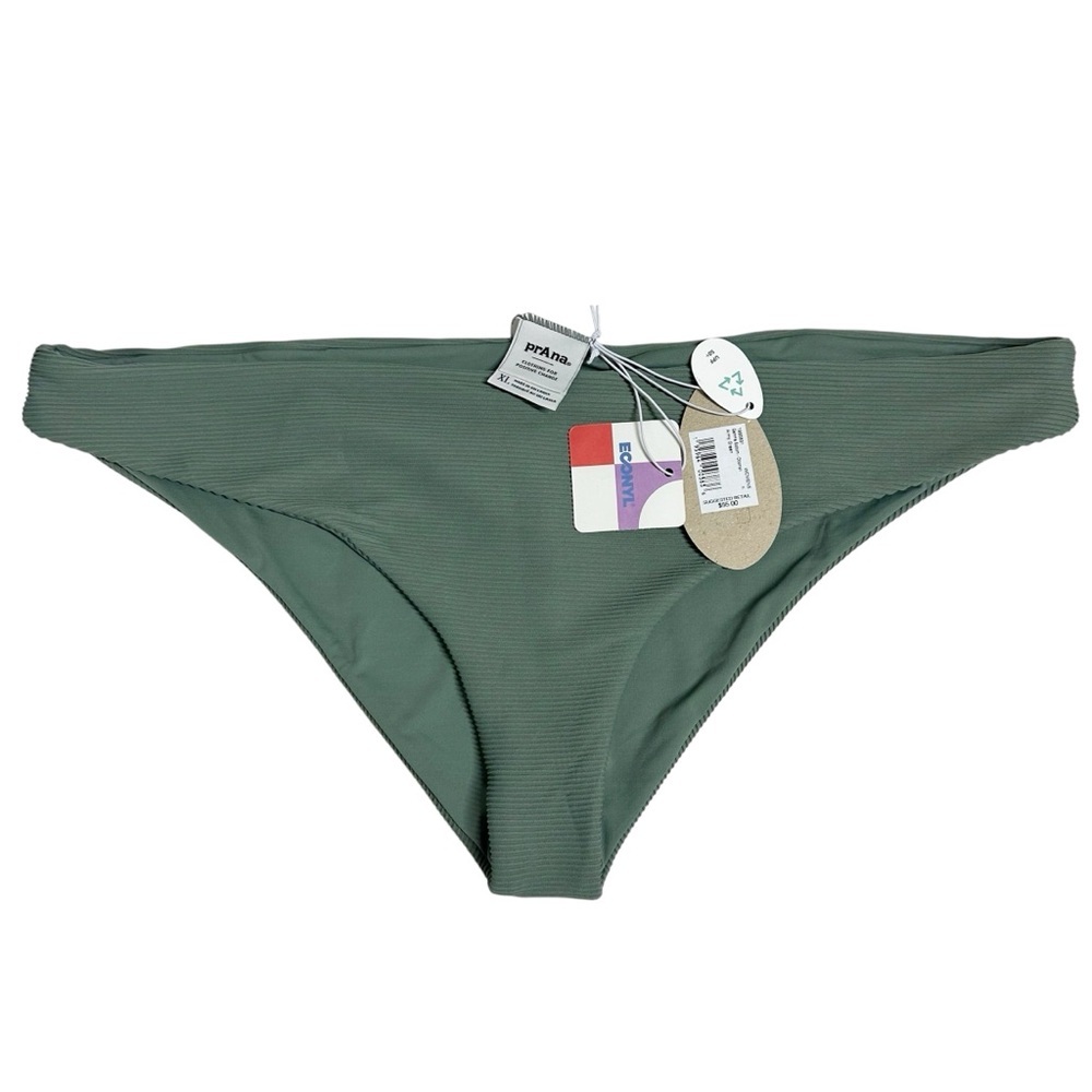 Prana Women's Olive Swim Bikini Bottom XL